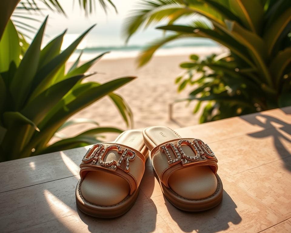 Dior slippers: Luxe en verfijning voor de zomerdagen