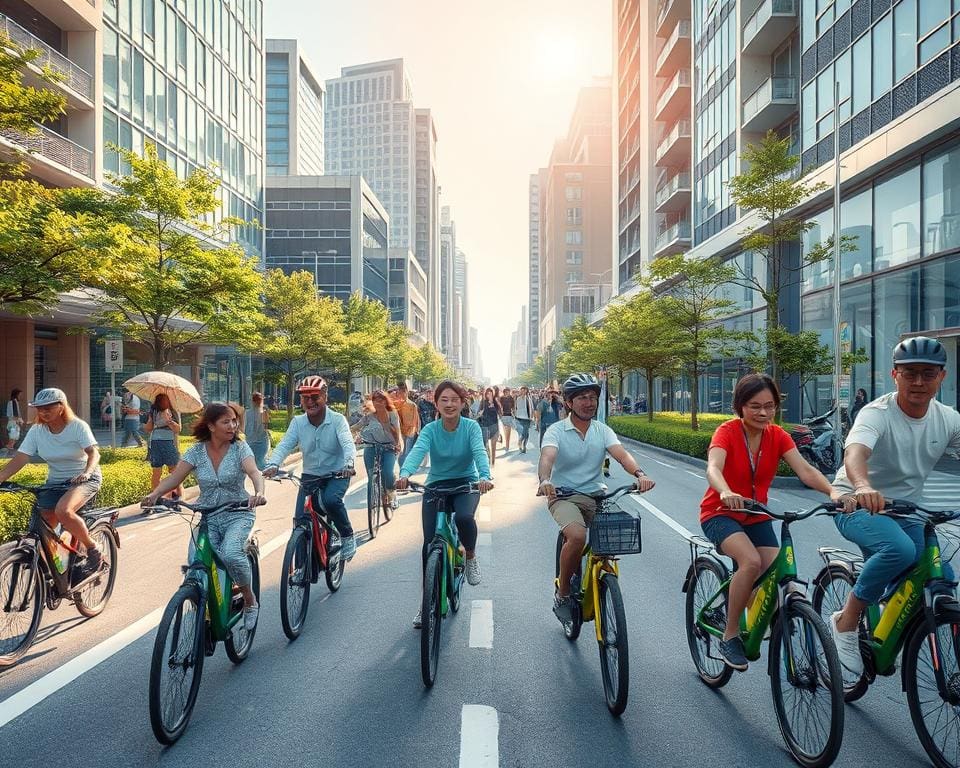 Duurzame mobiliteit met elektrische fietsen