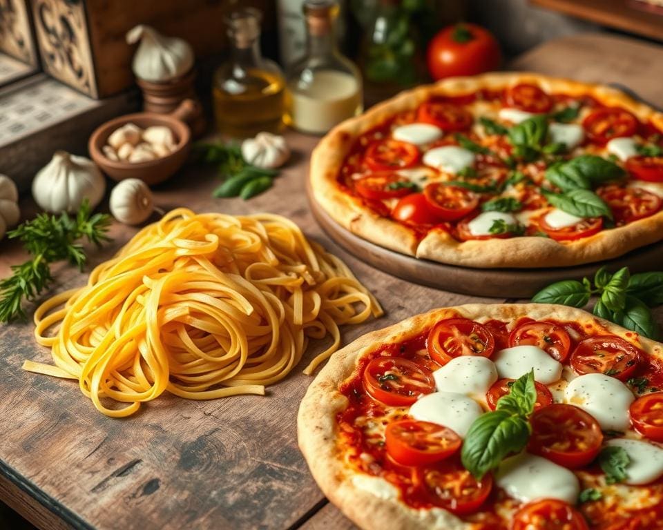 Eetgewoontes in Italië: verse pasta's en authentieke pizza's