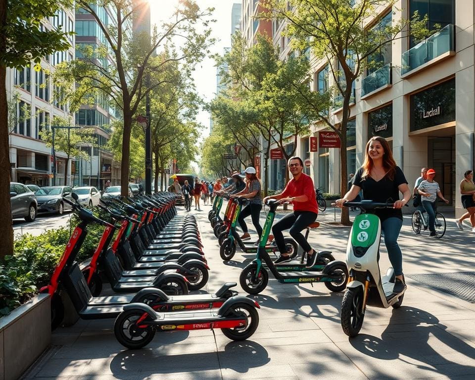 Elektrische scooters: Duurzame mobiliteit voor drukke steden