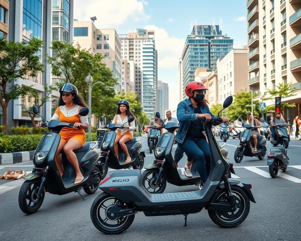 Elektrische scooters: Milieuvriendelijk, snel en wendbaar