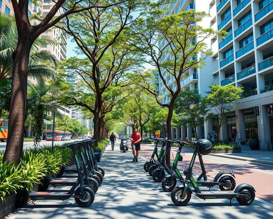 Elektrische scooters bijdragen aan groen transport