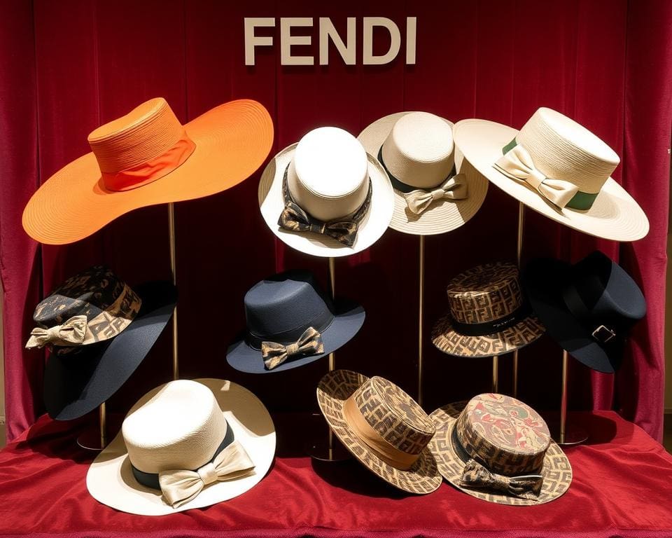 Fendi hoeden: Gedurfde accenten voor elke look