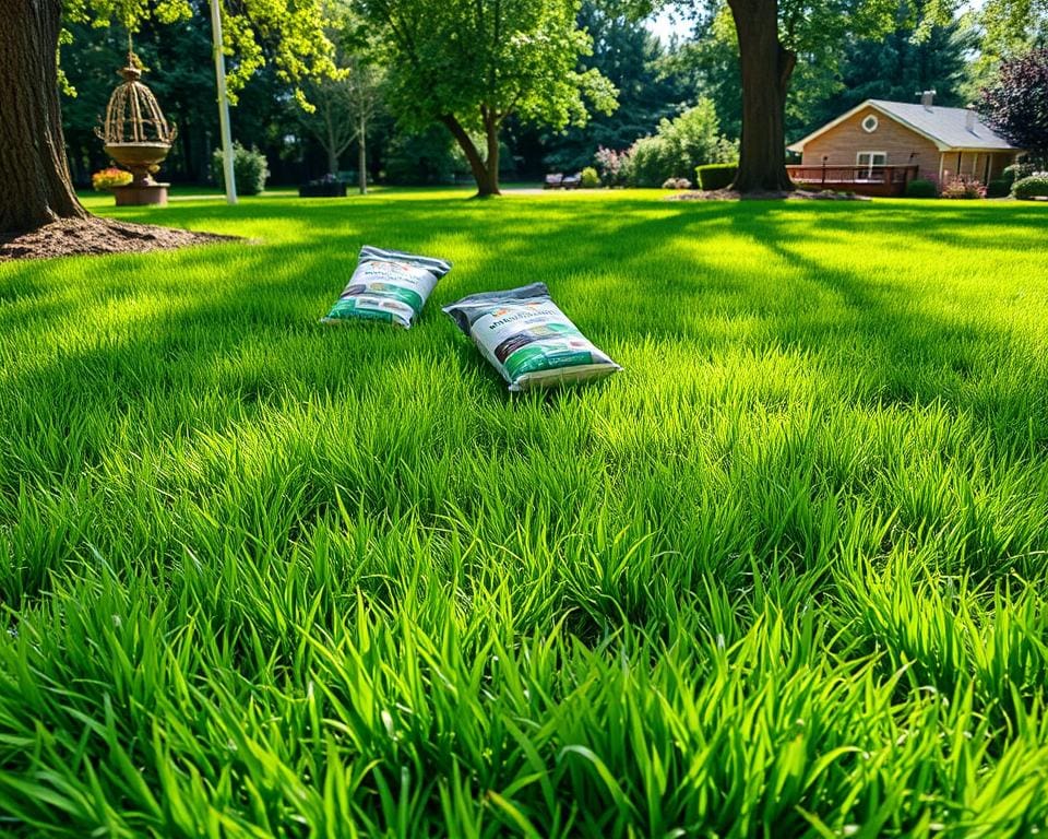 Gazonmest die Je Gras Weelderig en Groen Houdt