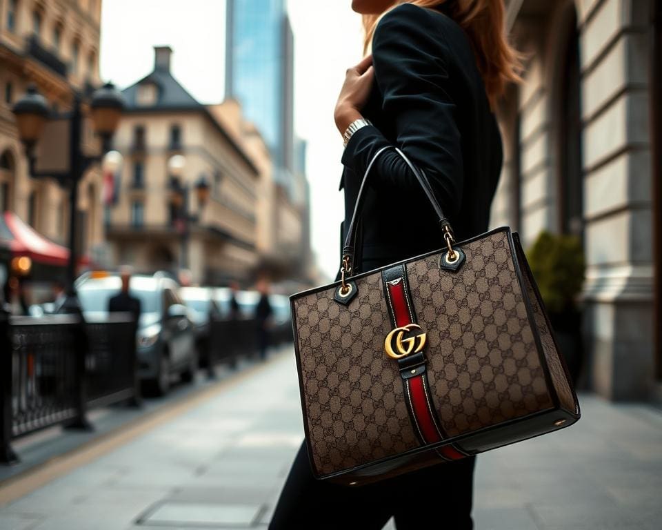 Gucci handtassen voor een iconische en luxueuze look.