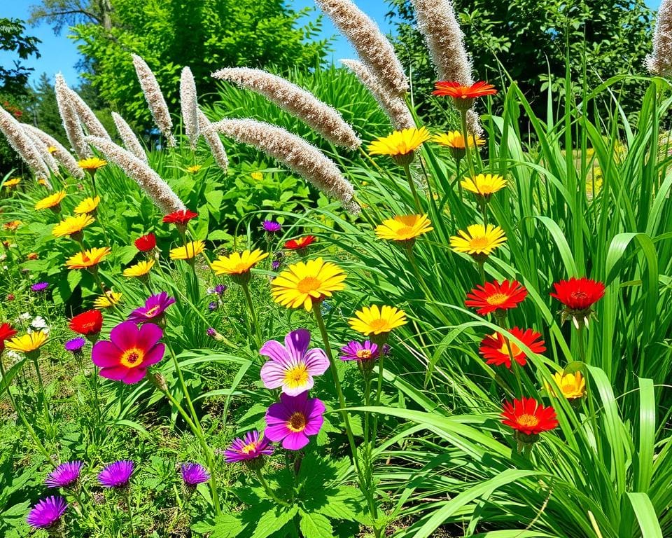 Makkelijke vaste planten met kleur en textuur variatie