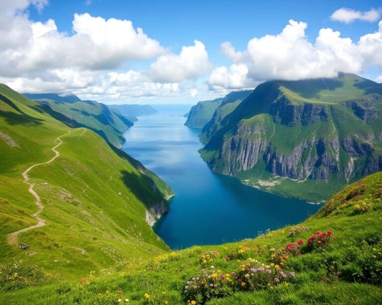 Natuurwandelingen langs de fjorden van Noorwegen