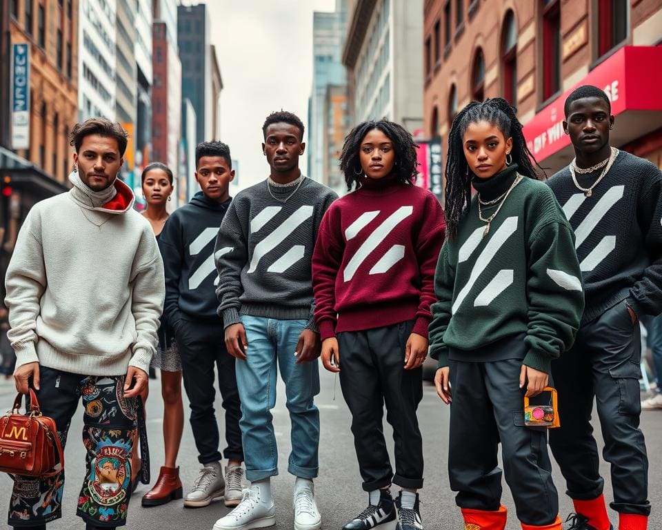 Off-White sweaters: Streetwear met een high-fashion rand