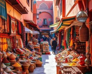 Reizen naar de kleurrijke markten van Marrakesh