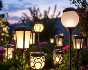 Tuinlampen die Met Zonne-energie Werken voor Duurzaamheid