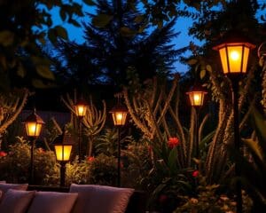 Tuinlampen voor sfeervolle avonden in de tuin