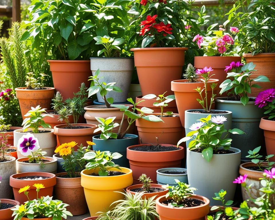 Tuinpotten die Je Planten Beschermen en Laten Groeien