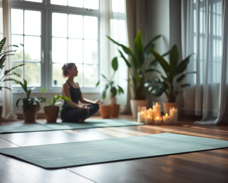 Yoga ontspanningsoefeningen voor stress