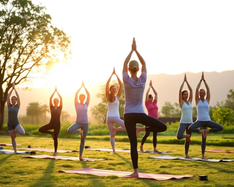 Yoga voor balans, flexibiliteit en stressvermindering