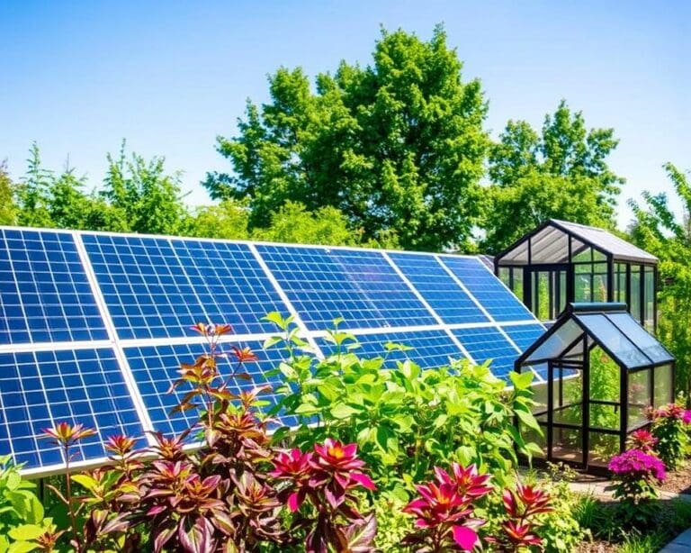 Zonnepanelen die Je Tuinvoorzieningen Energiebesparend Maken