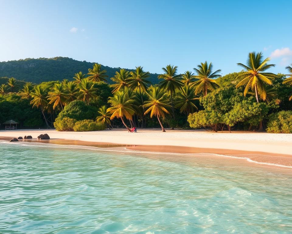 rustige stranden Seychellen