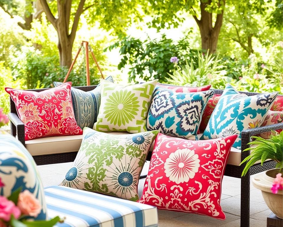 tuinkussens met trendy designs