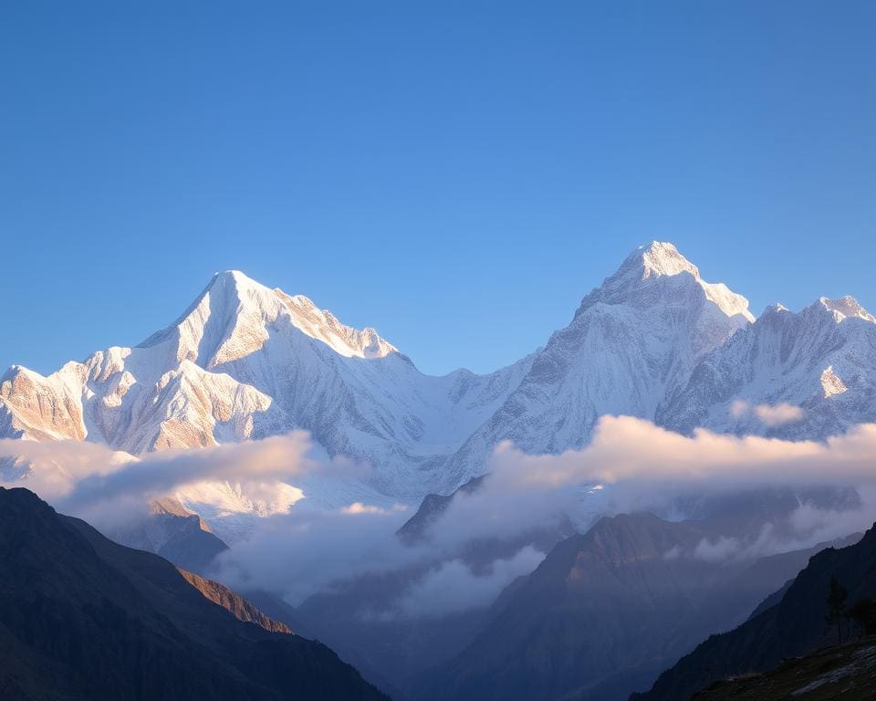 Bergen van de Himalaya: avontuur op de hoogste toppen