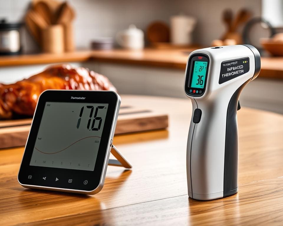 Digitale keukenthermometer en infrarood thermometers