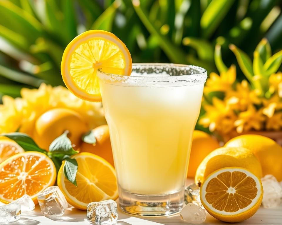 Frozen Lemon Margarita