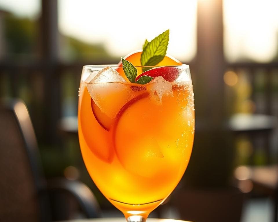 Frozen Peach Bellini: Elegant en verfrissend