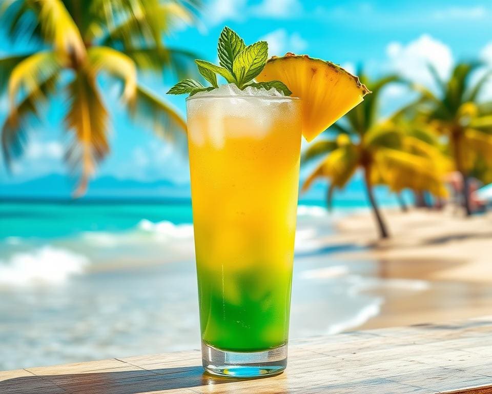 Frozen Pineapple Mojito: Zonnig en fris