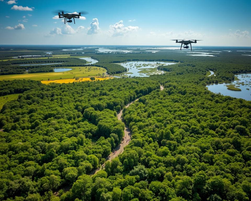 Hoe dragen drones bij aan duurzaam natuurbeheer?