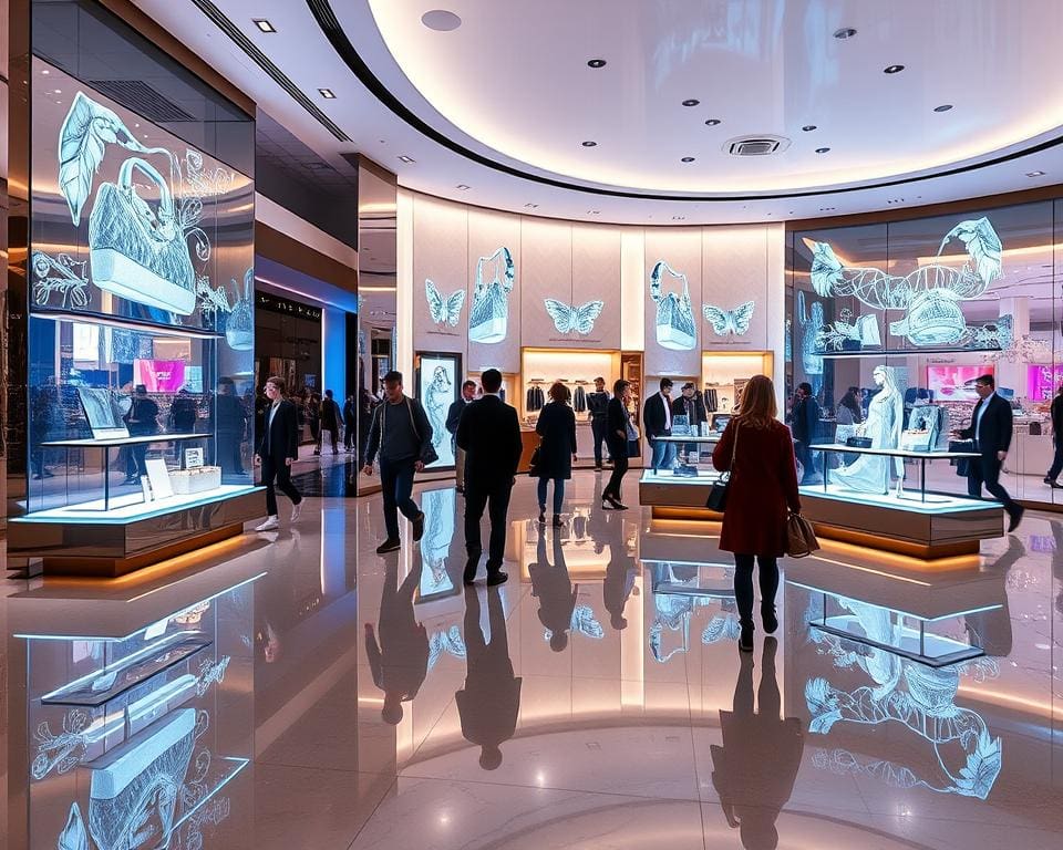 Hoe werkt holografische technologie in high-end retail?