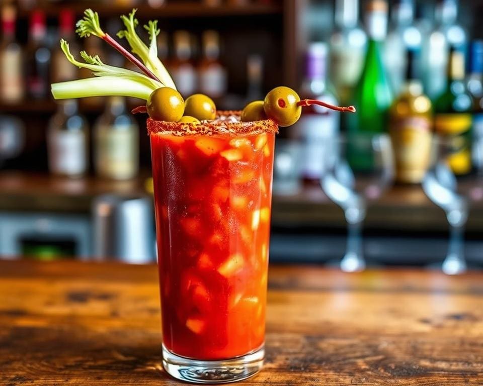 Klassieke Bloody Mary met een pittige kick