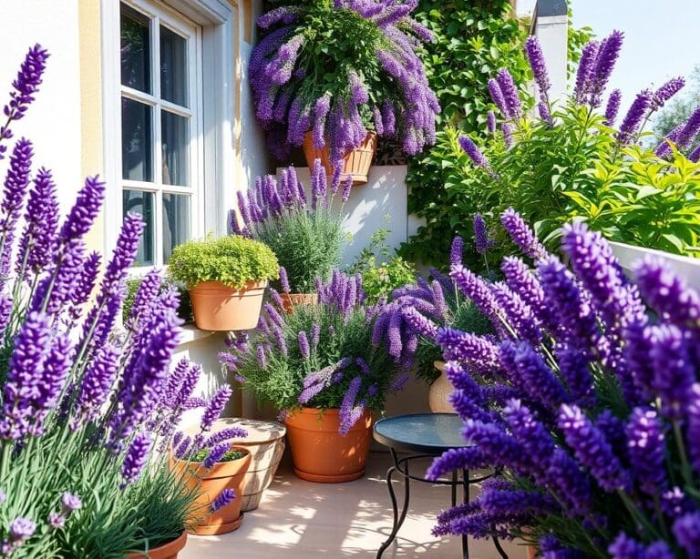 Kun je lavendel kweken op een balkon?