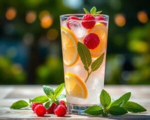 Lemon Raspberry Cooler: Fris en fruitig