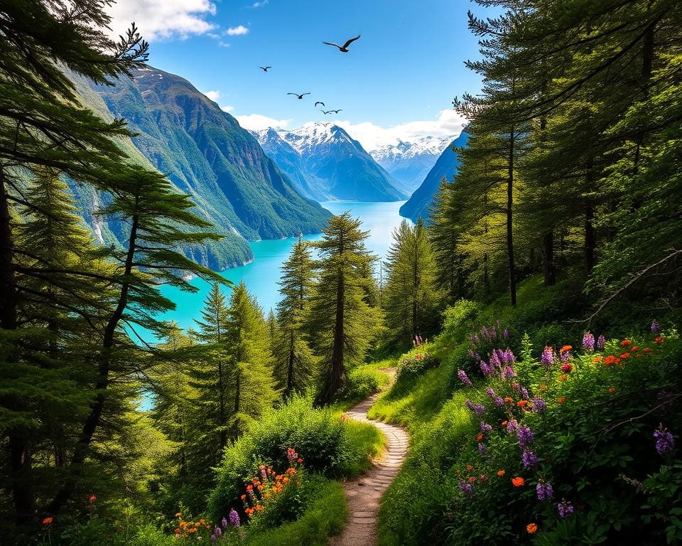 Natuurwandelingen langs de fjorden van Zuid-Chili