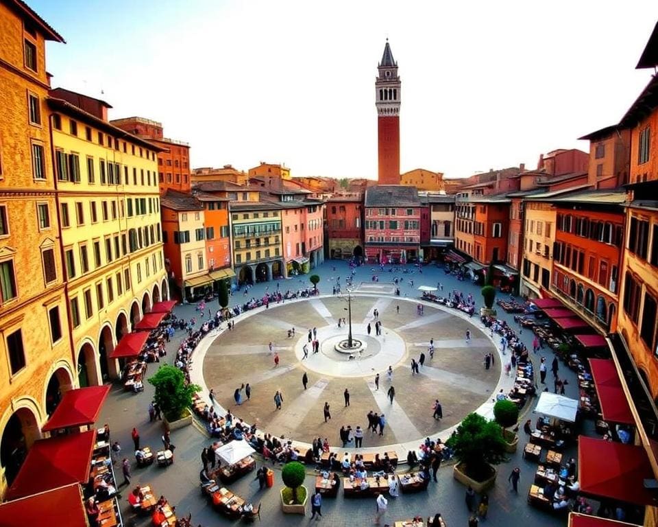 Piazza del Campo en zijn architectuur