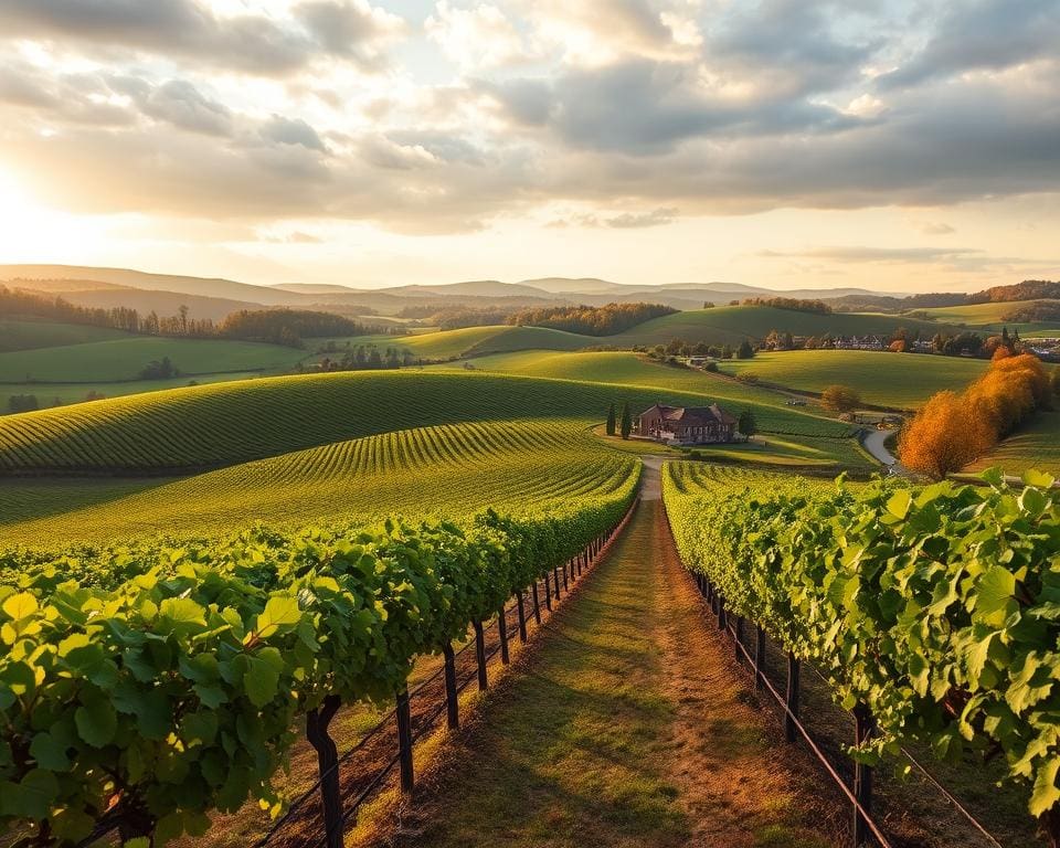 Reizen langs de wijngaarden van de Bourgogne