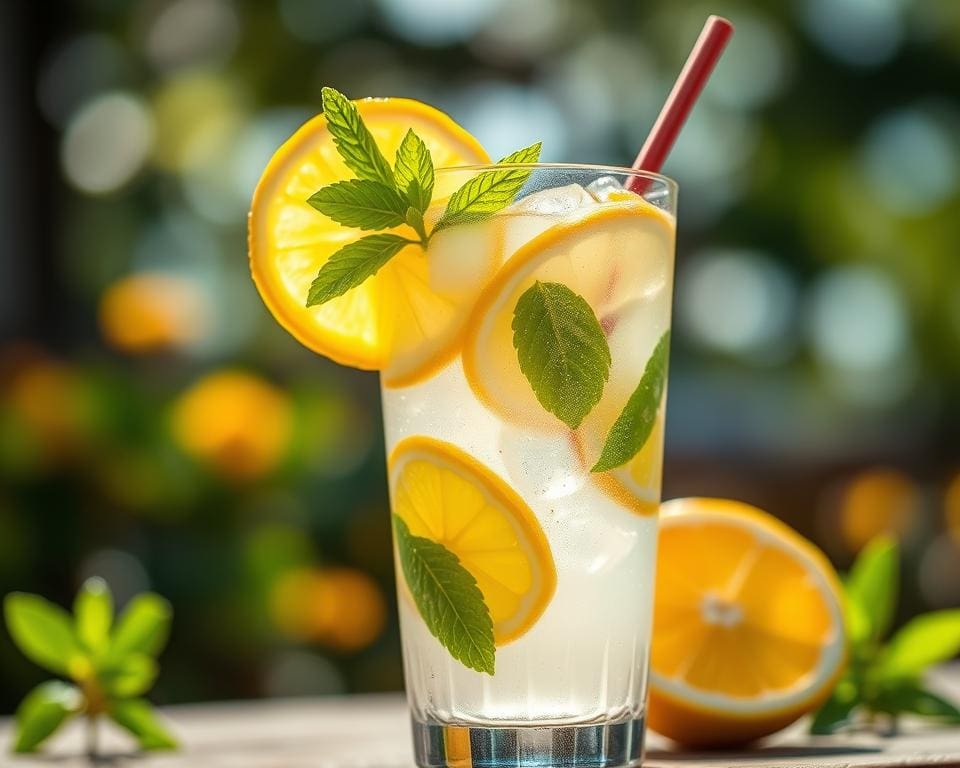 Sparkling Ginger Lemonade met een pittige bite