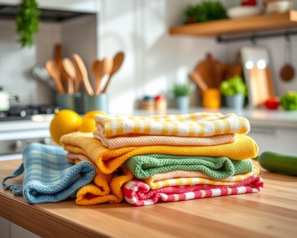 Vaatdoekjes met schimmelwerende coating voor keuken