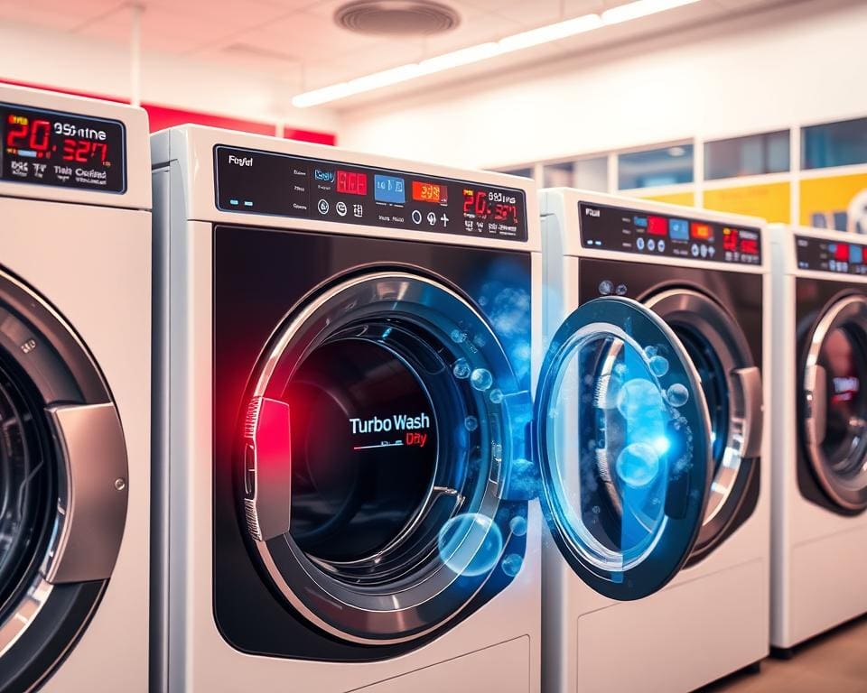 Wasmachines met een turbo-wasprogramma