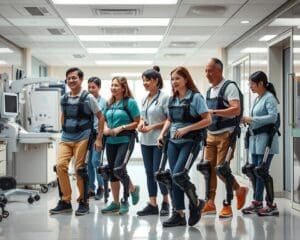 Wat zijn de voordelen van exoskeletten in gezondheidszorg?