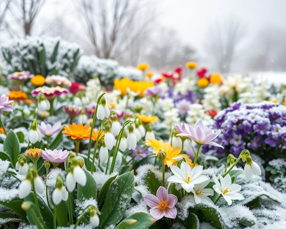 Winterbloeiers in de tuin