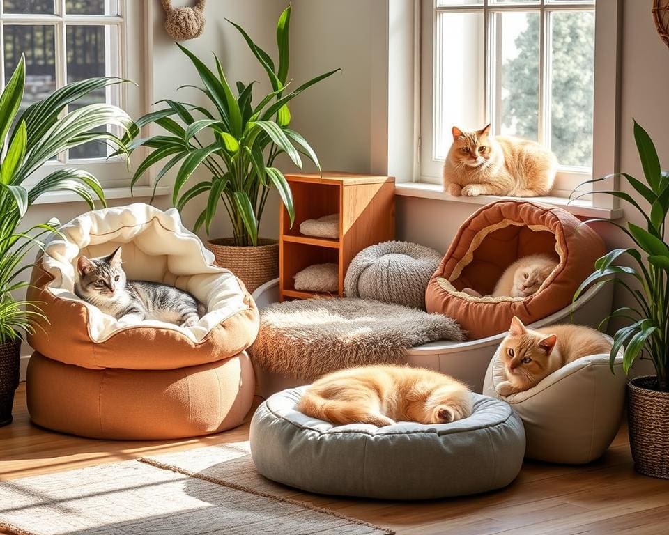 comfortabele kattenbedden