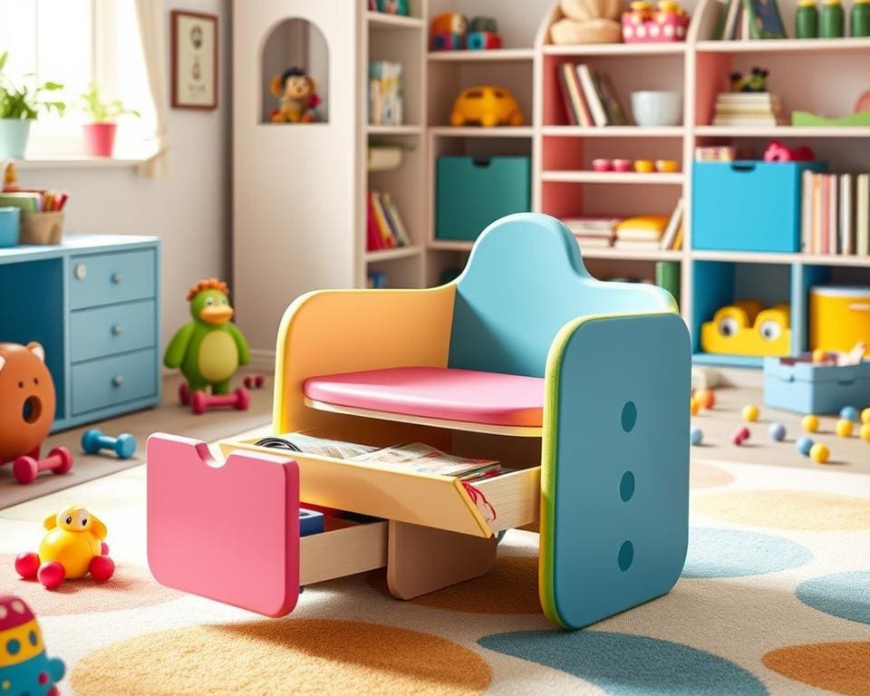 handige kinderstoelen met opbergvak