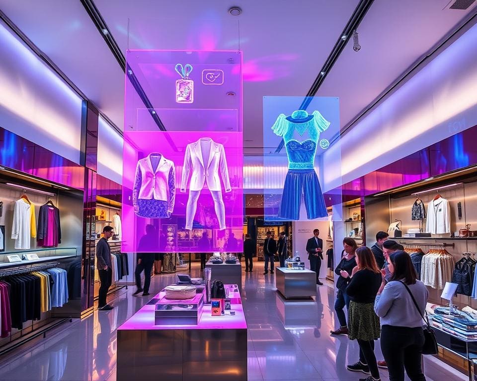 holografische technologie in high-end retail