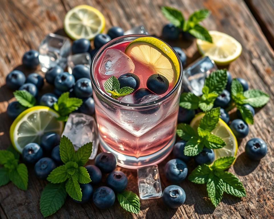 ingrediënten Blueberry Mojito