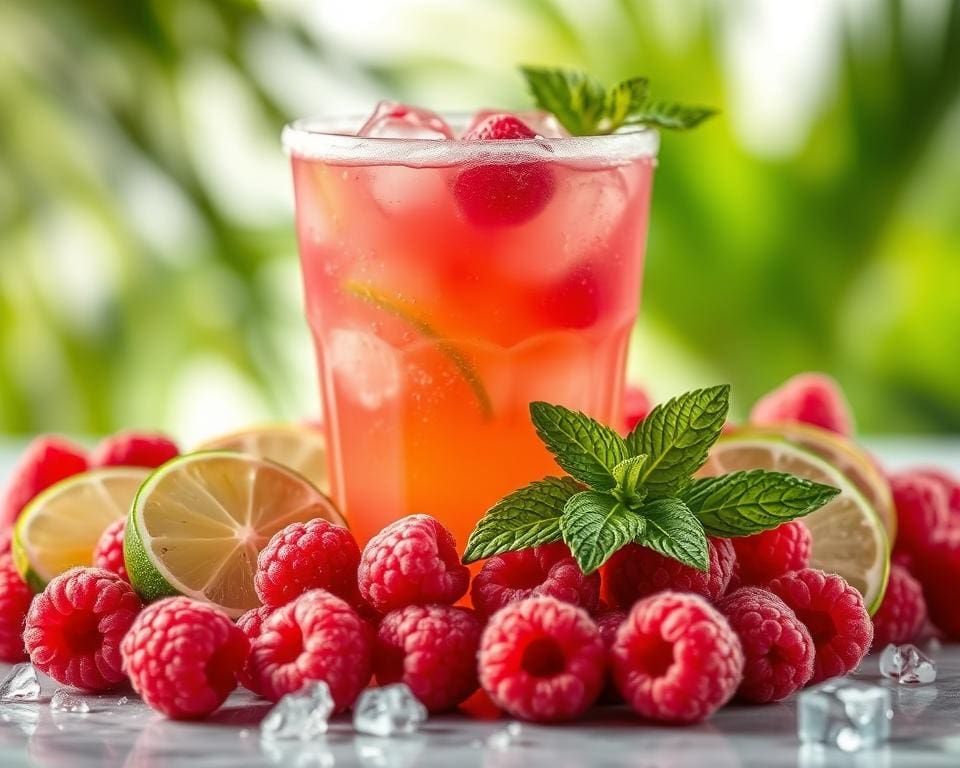 ingrediënten Frozen Raspberry Margarita