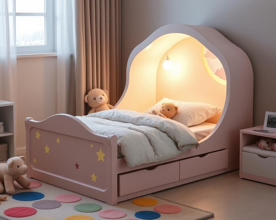 kinderbed met lamp