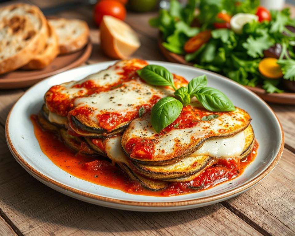 makkelijk recept aubergine parmigiana