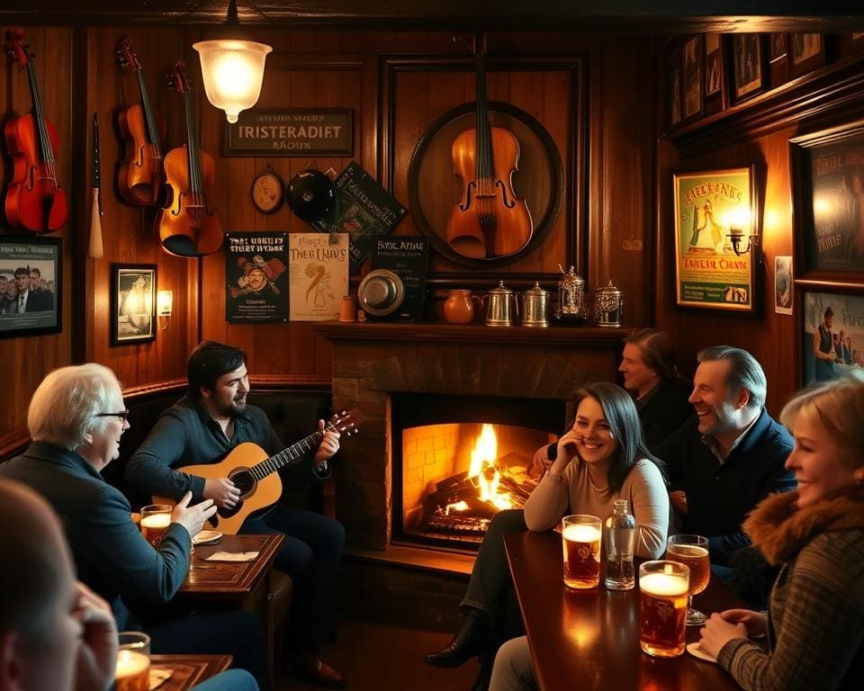 traditionele muziek en Ierse gezelligheid