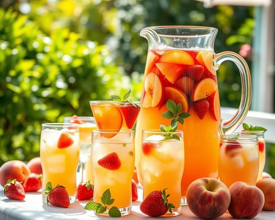 zomerse drankjes met fruit