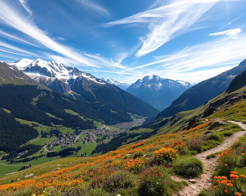 Bergen van de Alpen: wandeltochten door Zwitserse bergdorpen