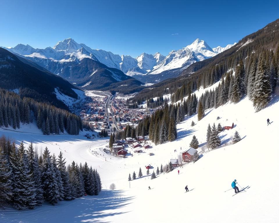 Chamonix: Franse pistes onder de Mont Blanc